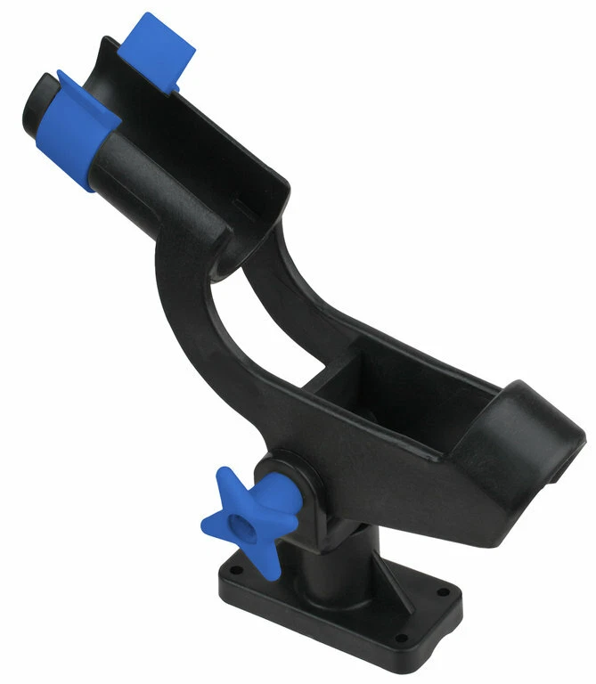 Support De Canne à Pêche En Plastique Nylon, 27x5 Cm, Fixe Sur Bateau Ou Mur, Pour Eau Douce Et Salée, Vis Inox Incluses