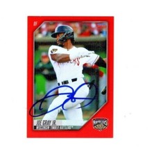 Joe Gray Jr. signed autographed 2022 Wisconsin Timber Rattlers baseball card b