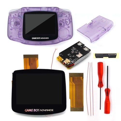 HISPEEDIDO New UV Shell V5 GBA IPS HD Laminated 3.0"Screen Battery Kits For GBA - Picture 19 of 31
