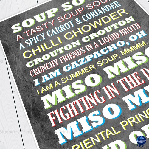 The Mighty Boosh, SOUP SOUP Crimp Song Lyric Poster Print - 2 styles - (3 Sizes) - 第 12/12 張圖片