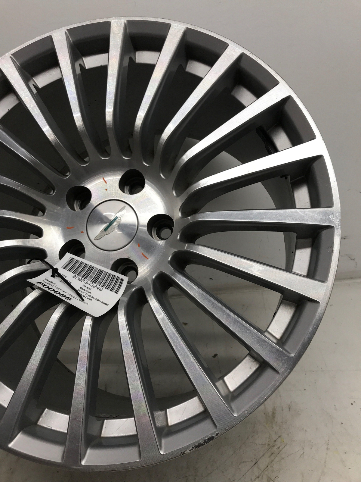 2011 ASTON MARTIN RAPIDE 11.5Jx20H2 WHEEL OFFSET 47.9 AD43-1007-TA VA RA NA OEM