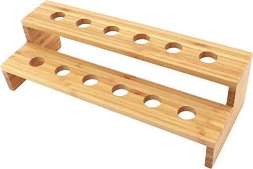 Soporte Tamaki de exhibición de cono de comida de bambú natural de 7,25 pulgadas para restaurantes - Imagen 7 de 11