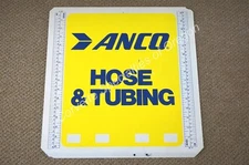 Original Anco Hose & Tubing Inches CM 16.75"x16" Sign Dealership Dealer GM OK