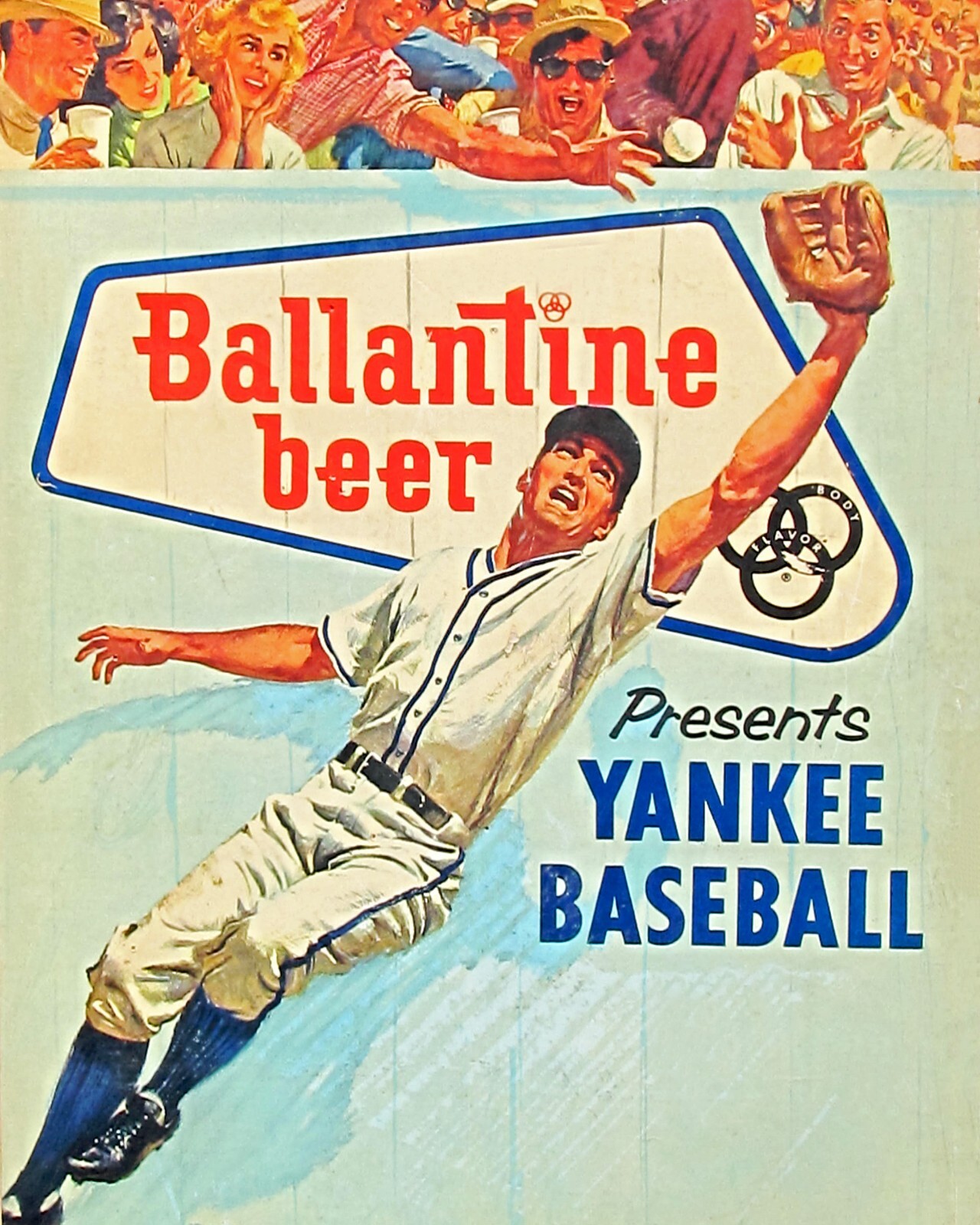 1960 Yankees Ballantine Beer Wall Art - Vintage 8x10 Color Photo Poster  -image