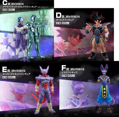 BANDAI Ichiban kuji Dragonball HISTORY OF THE FILM Figure C D E F Prize F/S