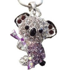 Adorable Koala Bear 3D Pendant and Necklace Gift Boxed Fast Shipping