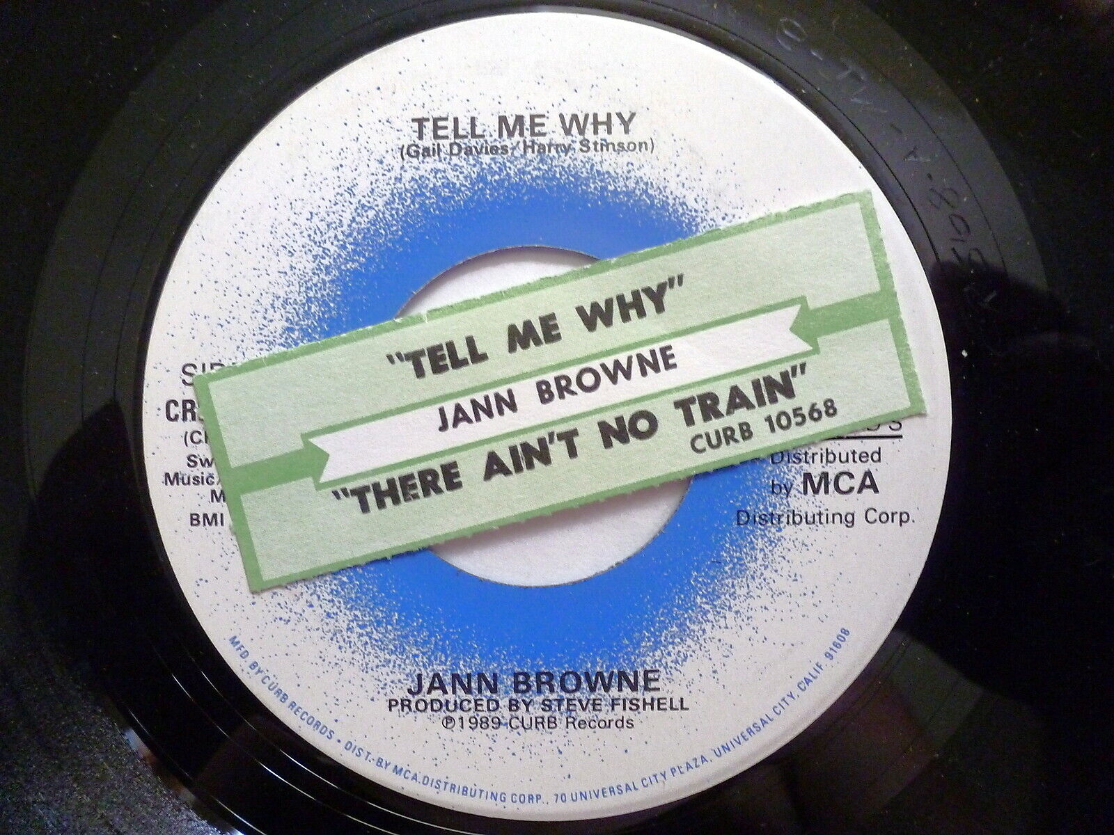 JANN BROWNE 45 RPM 7" VINYL - Tell Me Why