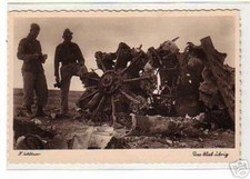 02188 Foto Afrikafeldzug Flugzeugwrack um 1942