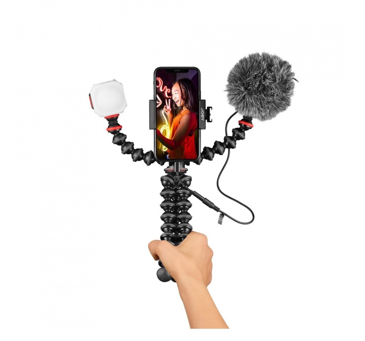 スマホアクセサリー Joby GorillaPod Mobile Vlogging Kit Amazon.com: JOBY GorillaPod Mobile Vlogging Kit (Smartphone