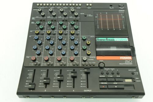 FOSTEX X-28H MULTITRACKER 4Track Cassette Mixer Recorder FOSTEX X-28H MULTITRACKER 4Track Cassette Mixer Recorder