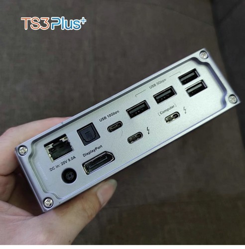 CalDigit TS3 Plus Thunderbolt 3 docking station MacBook iPad M1M2 M3 Pro Air Max - Afbeelding 3 van 5