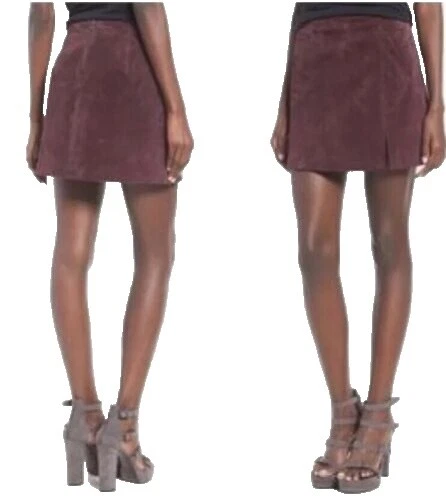 Blank Leather Skirts for Women