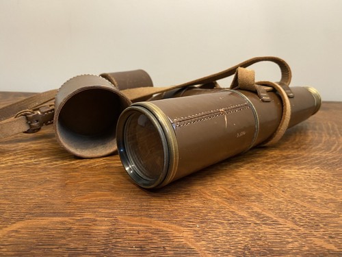 Antico telescopio in ottone a quattro disegni 15X 30X Tele Sig Parker Hale bambola ECC - Foto 3 di 22
