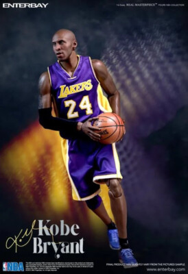 スポーツ Enterbay Kobe Bryant NBA x Enterbay LA Lakers Kobe Bryant Real Masterpiece 1/6