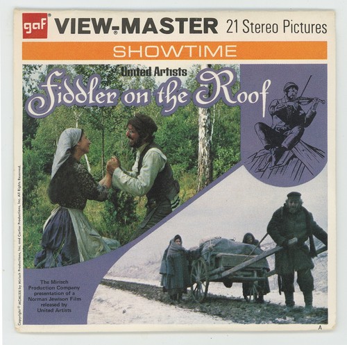 The Fiddler on the Roof 1971 GAF View-Master Packet B-390 - 第 1/2 張圖片