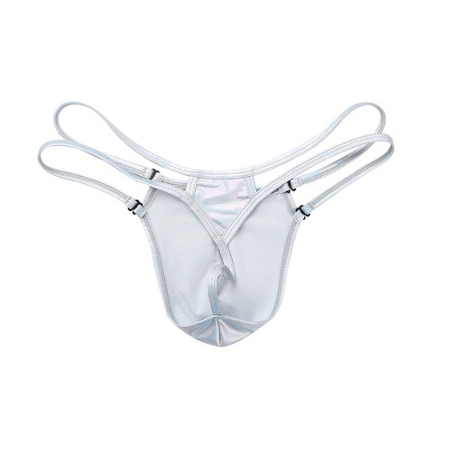 Mens Underwear Metallic Lingerie T-Back G-String Briefs Jockstrap Tangas Thongs - Picture 7 of 16