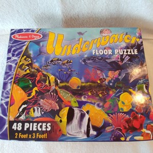 Melissa & Doug Underwater Floor Puzzle 48 pieces 2' x 3' | eBay