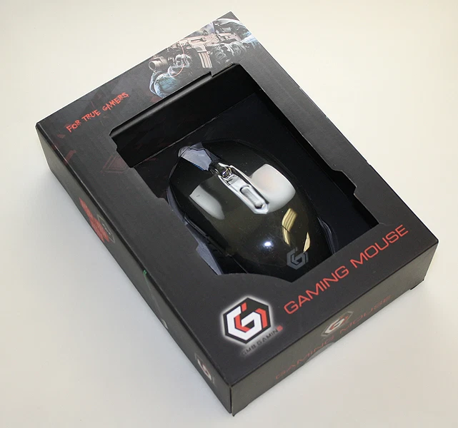 GAMING MOUSE 6 BUTTON BLUE WIRED OPTICAL ADJUSTABLE GEMBIRD MOUSE 2400 DPI - Image 3 of 3