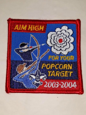 Aim High Archery Rifle Popcorn Target Patch 2003-2004