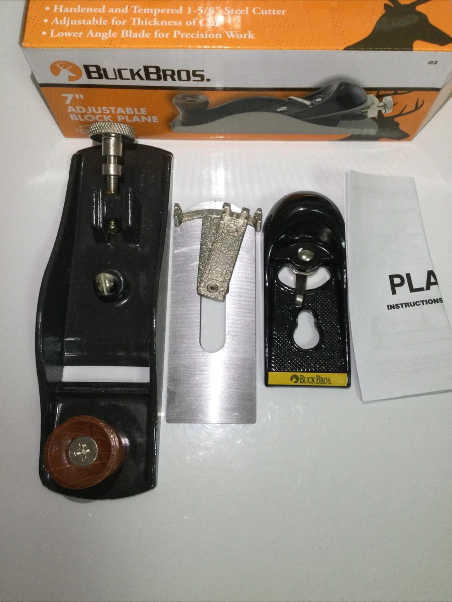 Buck bros 7 adjustable block plane deals