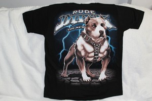 rude dog pitbull t shirts