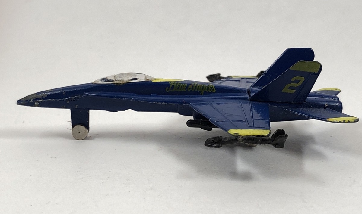 Zee Toys Blue Angels F-18 Hornet Fighter Plane A124 Loose | eBay