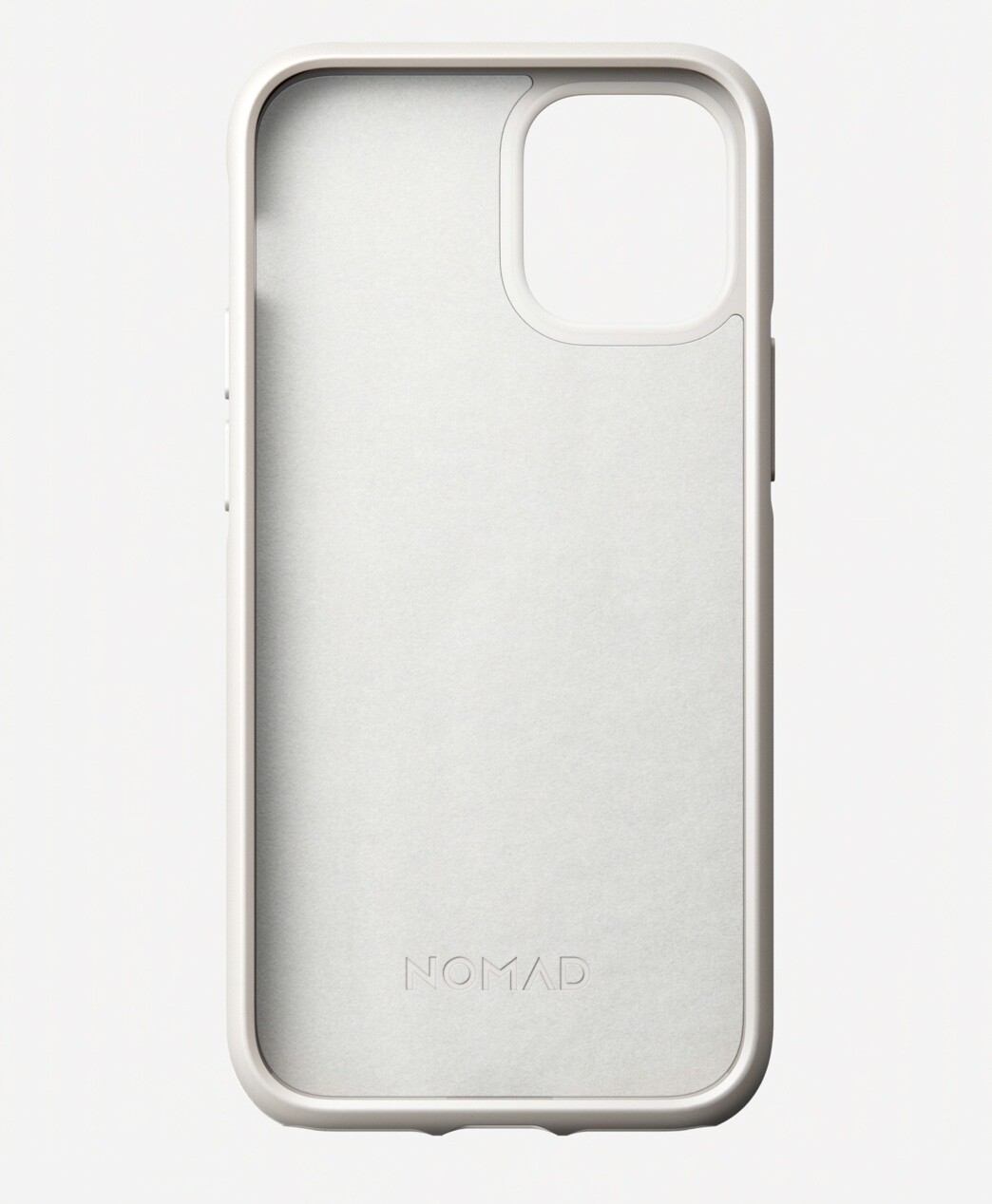 Évitez les rayures sur iPhone 12 mini avec la coque Nomad Rugged robuste en cuir beige véritable