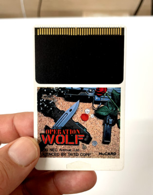 PC Engine - OPERATION WOLF - HU Karte (gut)