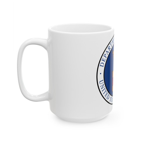 Sello del Departamento de Trabajo de los Estados Unidos - Taza de café blanca - Imagen 4 de 9
