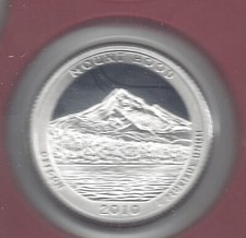 2010 S Silver Proof Mount Hood Quarter - 90 Silver