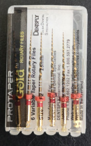 Bid Dentsply Rotary ProTaper Gold Files F2 25mm