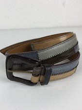 Becks ndergaard Multi Color Pattern Belt Genuine Leather Size Small S/Medium M