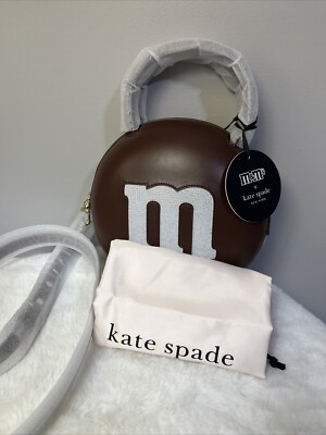 NWT Kate Spade x M&M Embellished 3D Crossbody Bag Brown | eBay