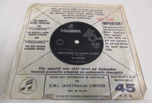 The Seekers - Someday, One Day - 7 Inch Vinyl - Single - Hit Record - 1966 - Picture 7 of 9