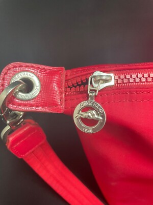Longchamp Modele Depose Medium RED | eBay