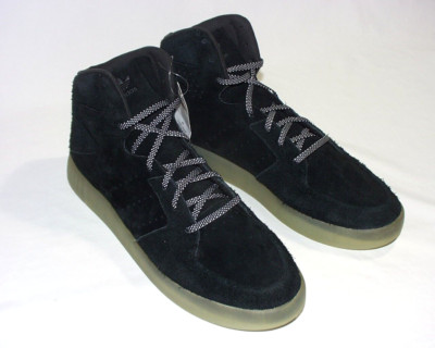 Adidas Originals Tubular Invader 2.0 Sneaker, Suede Upper, Core Black, 11, New