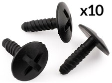 10x LT Headlight Engine Battery Grille Cover Screws Clips For VW T5 Transporter