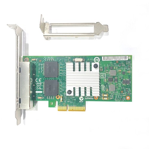 Intel I340-T4 E1G44HT E1G44HTBLK NIC Gigabit PCI-E Ethernet Server Adapter - US - Picture 2 of 5