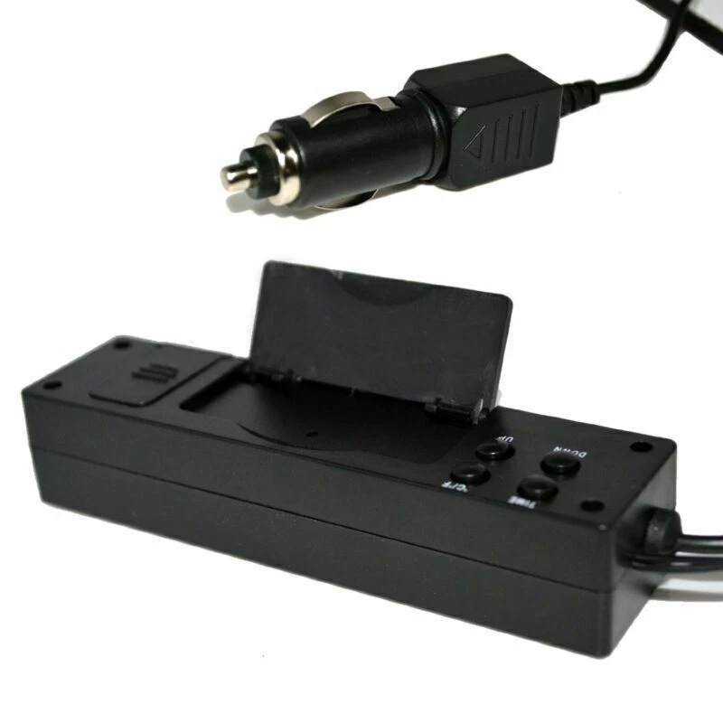 Car Both Inside & Outside Thermometer & Voltmeter & Clock &Voltage Alarm Monitor - Image 2 of 4