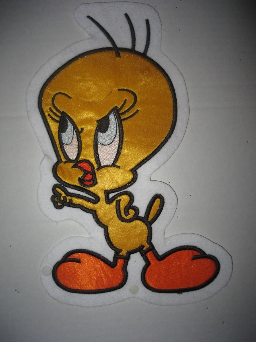 Vintage Tweety Bird Cartoon Character Embroidered Sew on Patch
