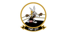 4" us marine corps vmf-217 fighter squadron bumper sticker decal usa made