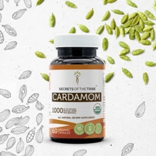 Secrets Of The Tribe Cardamom Capsules, 500 mg
