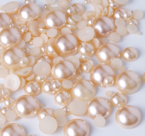 Mixed Flat Back Pearls Rhinestones Embellishments Face Gems Craft Card Making - Picture 53 of 74