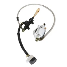Rear Hydraulic Brake Assembly Caliper Master Cylinder For Go Kart Golf Cart ATV