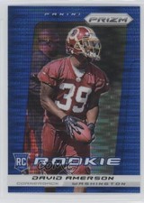 2013 Panini Prizm Rookie Wal-Mart Blue Pulsar Prizm David Amerson #224 0a1