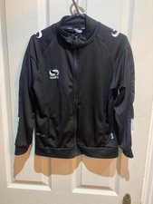 Sondico Jungen schwarze Sportjacke Alter 11-12 Jahre – Optivent Active Vents