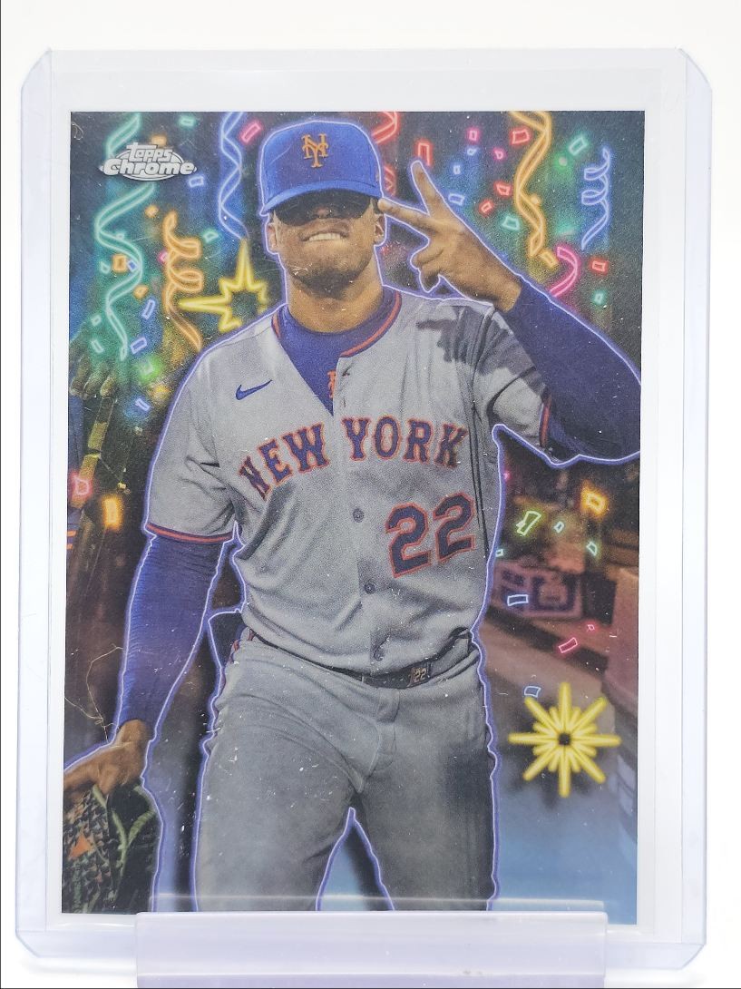 JUAN SOTO 2025 TOPPS CHROME UPDATE CELEBRACION CASE HIT SSP METS Q4920