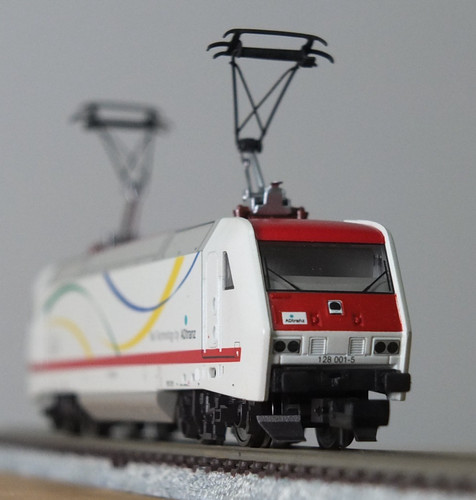 Trix 12658 Spur N DB BR 128 / AEG Adranz 12X Prototyp Elektrolokomotive in w | Condition: Used