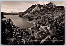Kesselbergstraße Walchensee Herzogstand Germany RPPC Real Photo c.1950s Alps