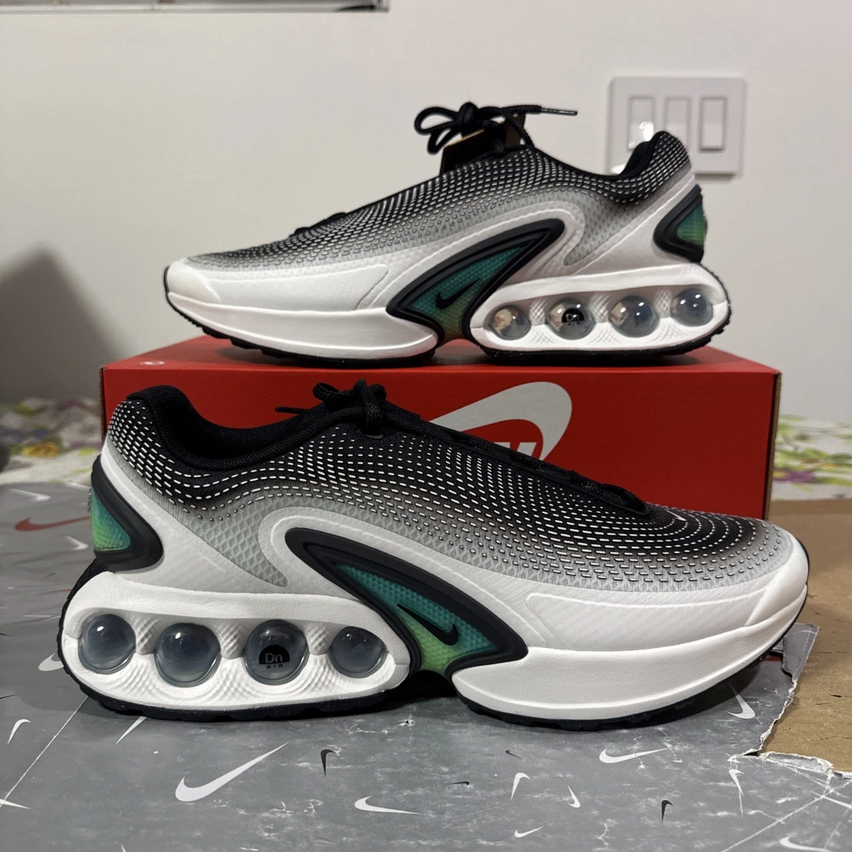 Nike Air Max DN SE Black Light Bone Green for Sale | Authenticity